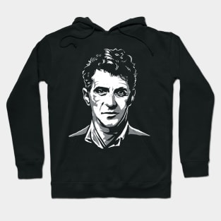 Ludwig Wittgenstein monochromatic Hoodie